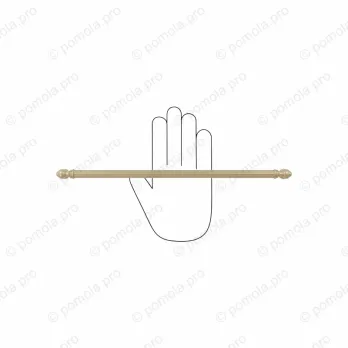 WMN.849-320-006C ΜΟΝΤΕΡΝΑ ΠΟΜΟΛΑ ΕΠΙΠΛΩΝ 320mm ΧΡΥΣΟ ΜΑΤ ΣΑΤΙΝΕ