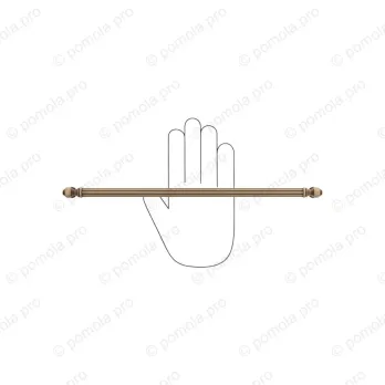 WMN.849-320-00D1 ΛΑΒΕΣ ΕΠΙΠΛΩΝ ΑΝΤΙΚΕ 320mm ΜΠΡΟΝΖΕ