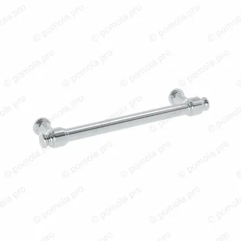 WMN.851-128-0002 ΜΟΝΤΕΡΝΑ ΠΟΜΟΛΑ ΕΠΙΠΛΩΝ 128mm ΧΡΩΜΙΟ ΓΥΑΛΙΣΤΕΡΟ