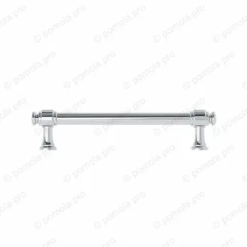 WMN.851-128-0002 ΜΟΝΤΕΡΝΑ ΠΟΜΟΛΑ ΕΠΙΠΛΩΝ 128mm ΧΡΩΜΙΟ ΓΥΑΛΙΣΤΕΡΟ