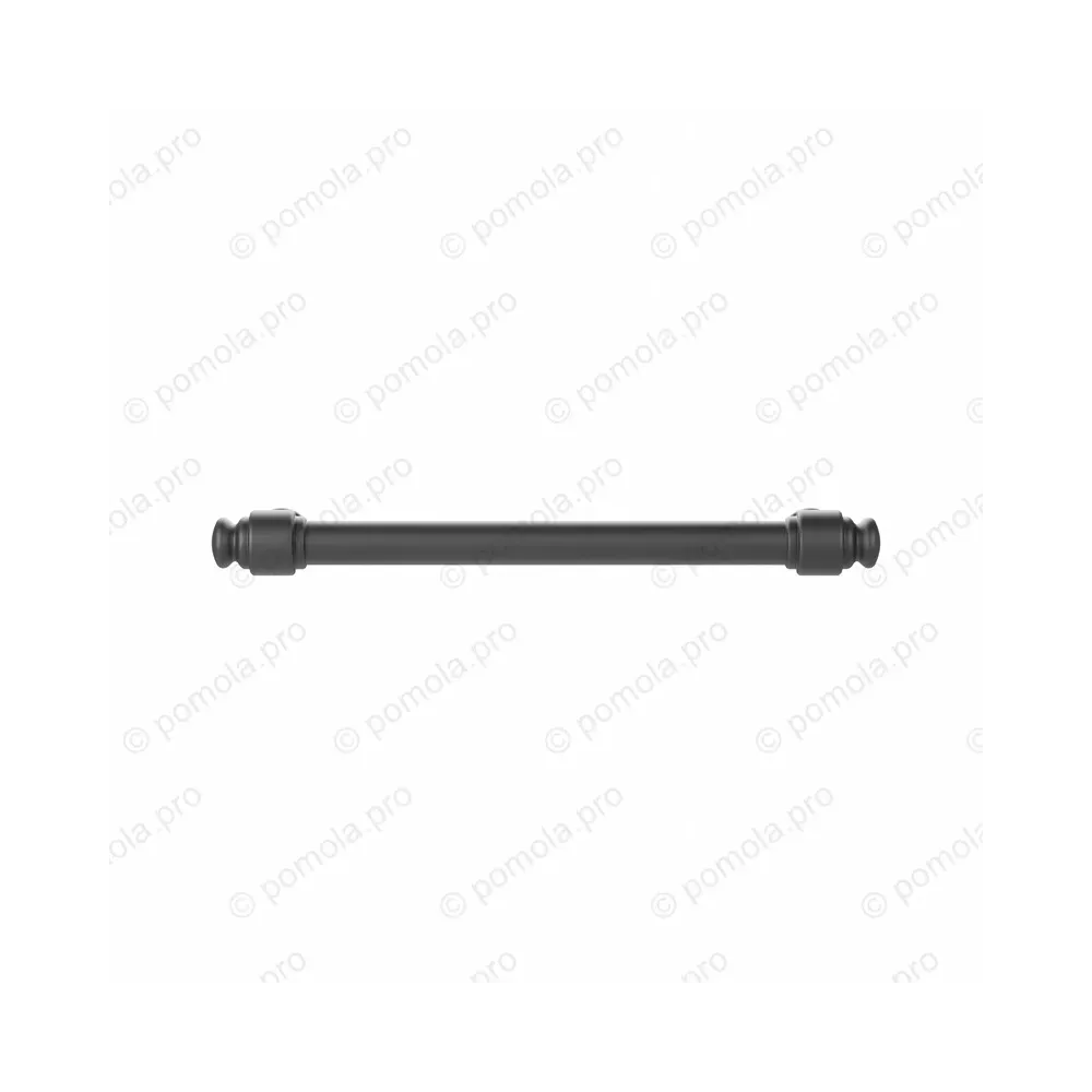 WMN.851-128-00N4 ΜΟΝΤΕΡΝΑ ΠΟΜΟΛΑ ΕΠΙΠΛΩΝ 128mm ΜΑΥΡΟ ΜΑΤ