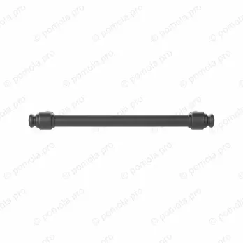 WMN.851-128-00N4 ΜΟΝΤΕΡΝΑ ΠΟΜΟΛΑ ΕΠΙΠΛΩΝ 128mm ΜΑΥΡΟ ΜΑΤ