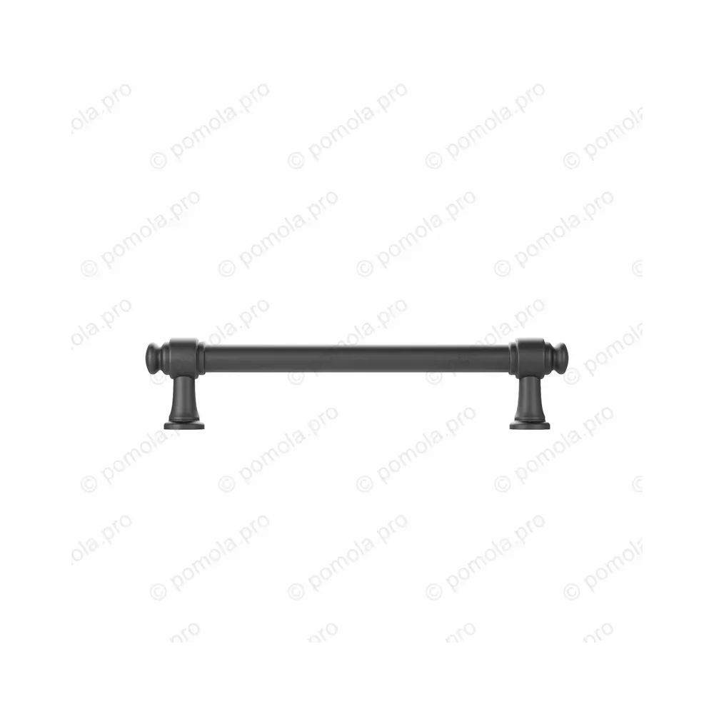 WMN.851-128-00N4 ΜΟΝΤΕΡΝΑ ΠΟΜΟΛΑ ΕΠΙΠΛΩΝ 128mm ΜΑΥΡΟ ΜΑΤ