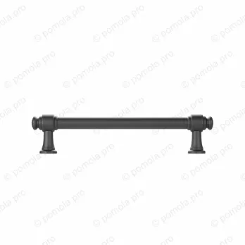 WMN.851-128-00N4 ΜΟΝΤΕΡΝΑ ΠΟΜΟΛΑ ΕΠΙΠΛΩΝ 128mm ΜΑΥΡΟ ΜΑΤ