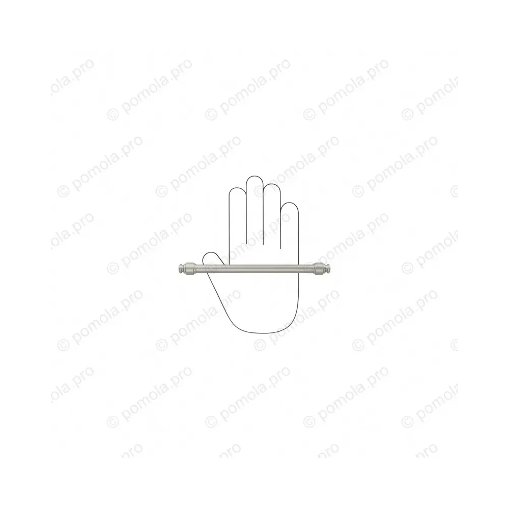 WMN.851-160-006B ΜΟΝΤΕΡΝΑ ΠΟΜΟΛΑ ΕΠΙΠΛΩΝ 160mm ΑΣΗΜΙ