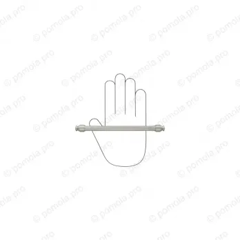 WMN.851-160-006B ΜΟΝΤΕΡΝΑ ΠΟΜΟΛΑ ΕΠΙΠΛΩΝ 160mm ΑΣΗΜΙ