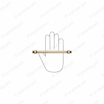 WMN.851-160-00D1 ΜΟΝΤΕΡΝΑ ΠΟΜΟΛΑ ΕΠΙΠΛΩΝ 160mm ΜΠΡΟΝΖΕ