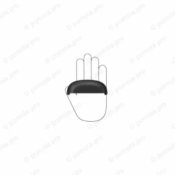 WMN.5031/0A-00N4 ΜΟΝΤΕΡΝΑ ΠΟΜΟΛΑ ΕΠΙΠΛΩΝ 96mm ΜΑΥΡΟ ΜΑΤ