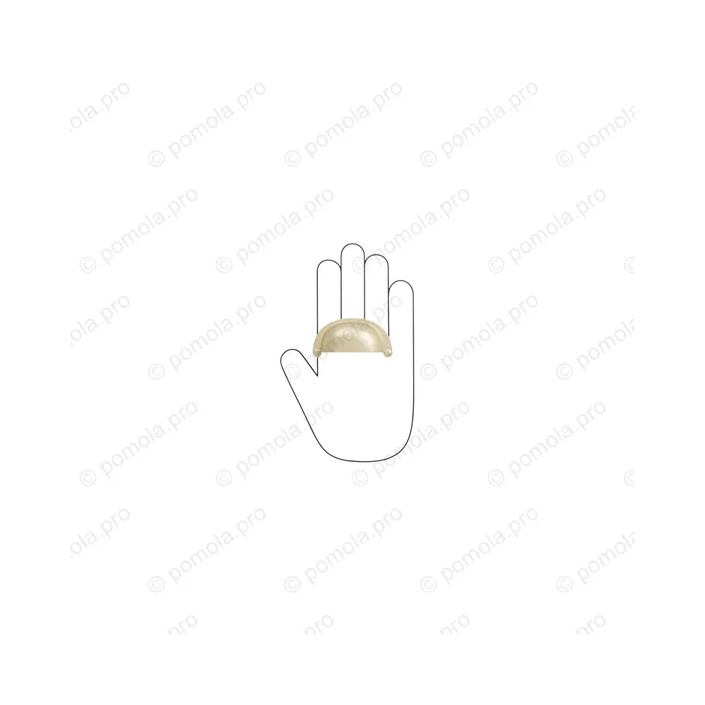 WMN.5031/0B-006C ΠΟΜΟΛΑ ΧΟΥΦΤΕΣ ΕΠΙΠΛΩΝ 64mm ΧΡΥΣΟ ΜΑΤ ΣΑΤΙΝΕ