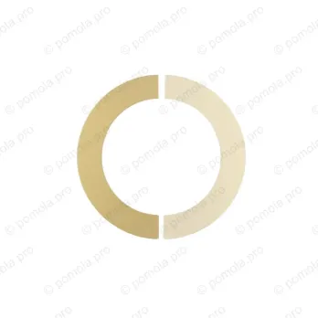 WMN.470-MZA-006C ΠΟΜΟΛΑ ΕΠΙΠΛΩΝ 132mm ΧΡΥΣΟ ΜΑΤ ΣΑΤΙΝΕ