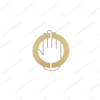 WMN.470-MZA-006C ΠΟΜΟΛΑ ΕΠΙΠΛΩΝ 132mm ΧΡΥΣΟ ΜΑΤ ΣΑΤΙΝΕ