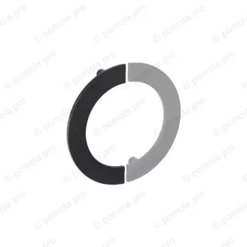 WMN.470-MZA-00N4 ΠΟΜΟΛΑ ΕΠΙΠΛΩΝ 132mm ΜΑΥΡΟ ΜΑΤ