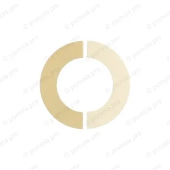 WMN.470-MZB-006C ΠΟΜΟΛΑ ΕΠΙΠΛΩΝ 68mm ΧΡΥΣΟ ΜΑΤ ΣΑΤΙΝΕ