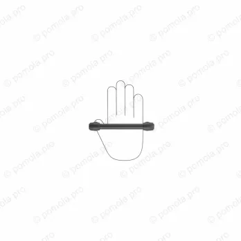 WMN.692-128-00N4 ΛΑΒΕΣ ΕΠΙΠΛΩΝ 128mm ΜΑΥΡΟ ΜΑΤ