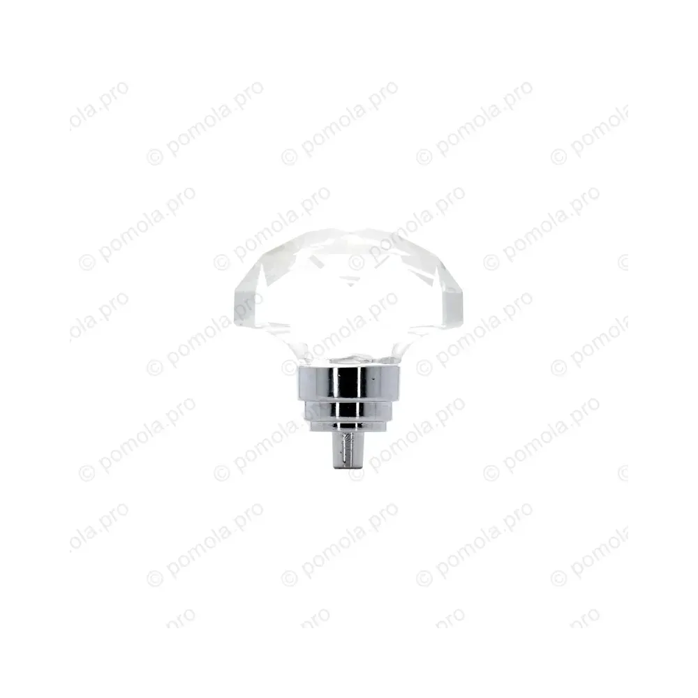 HZP.678-R45-KR02 ΠΟΜΟΛΑΚΙΑ ΜΕ ΚΡΥΣΤΑΛΟ ΧΡΩΜΙΟ ΓΥΑΛΙΣΤΕΡΟ